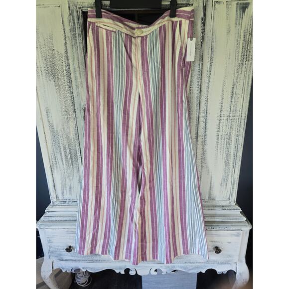 Anthropologie Low-Rise Flare Pants - New Size 12 - Picture 5 of 5